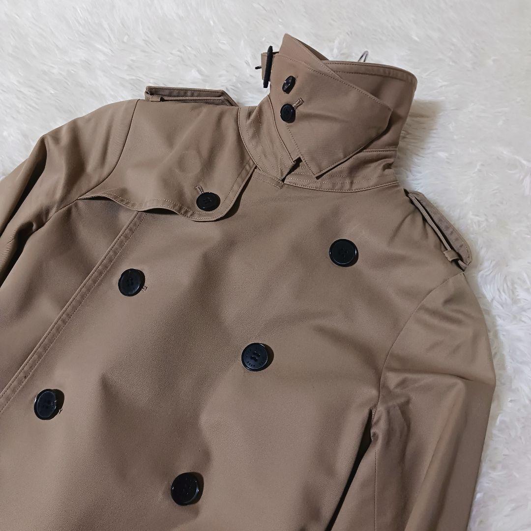 極美品★HYKE トレンチコート ライナー付 タイトフィット ベルト ベージュ