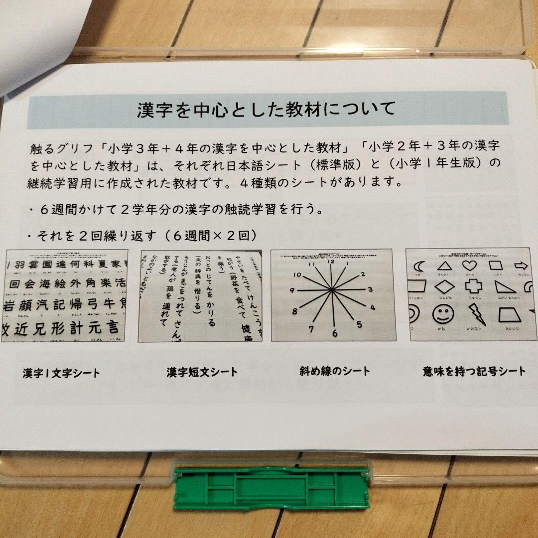 触るグリフ 3.4年生の漢字中心