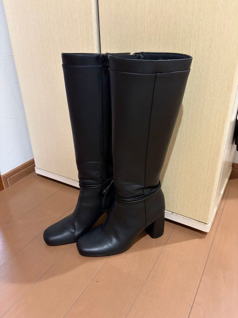 アンドマリー Elina ribbon long boots