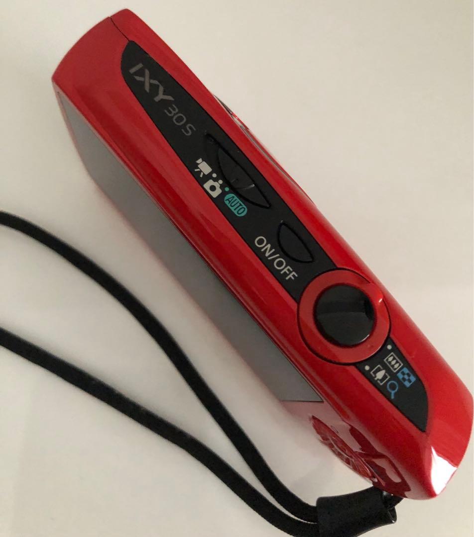 Canon キャノン IXY30Sレッド ジャンク品 デジカメ カメラ コンデジ