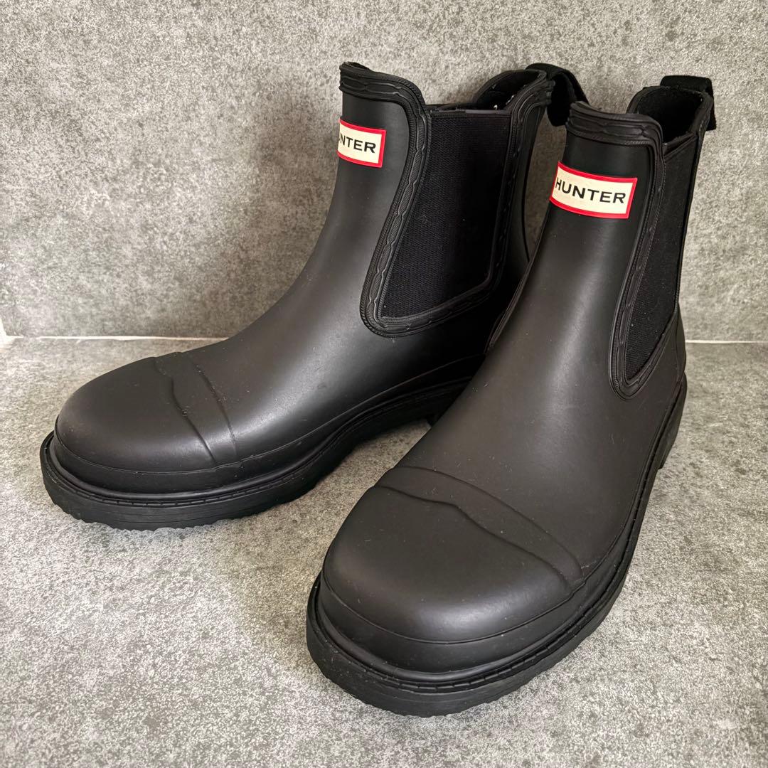【美品】HUNTERサイドゴアブーツ レディース ハンター 24cm