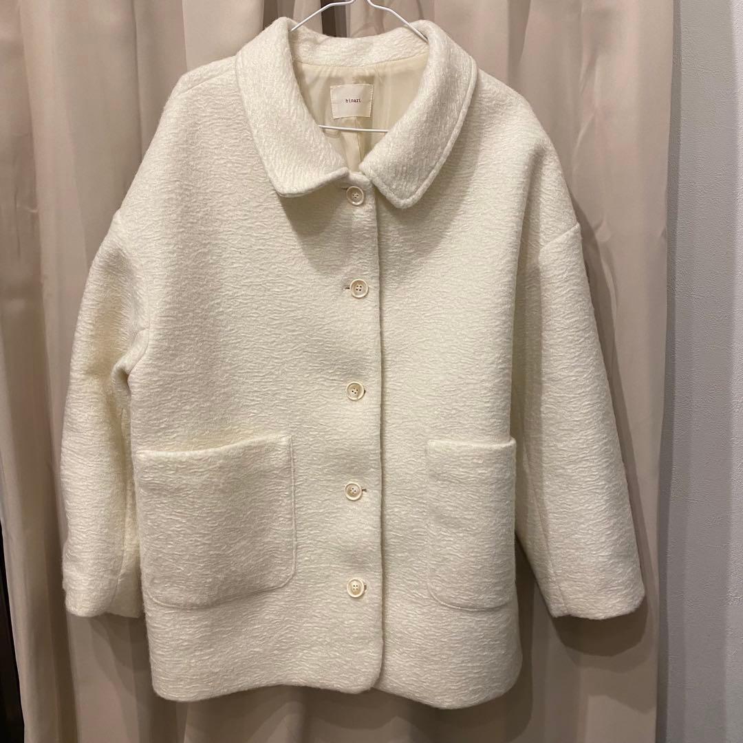 (専用商品)hinari ステンカラーシャギーミドルコート