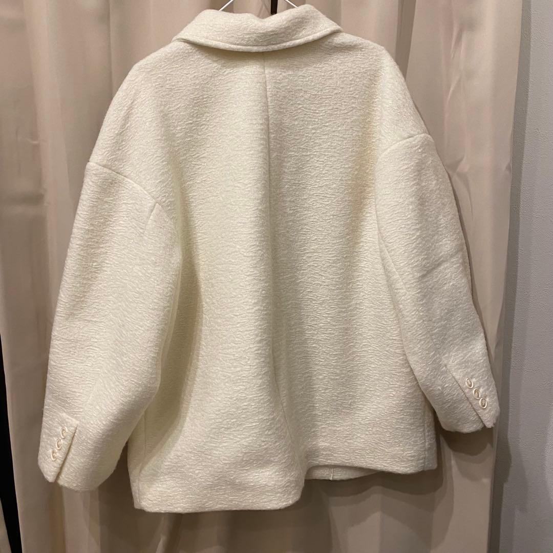 (専用商品)hinari ステンカラーシャギーミドルコート