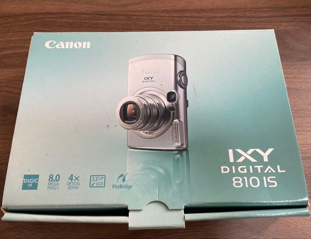 ⭐︎Canon IXY DIGITAL 810 IS シルバー　純正ソフトケース付