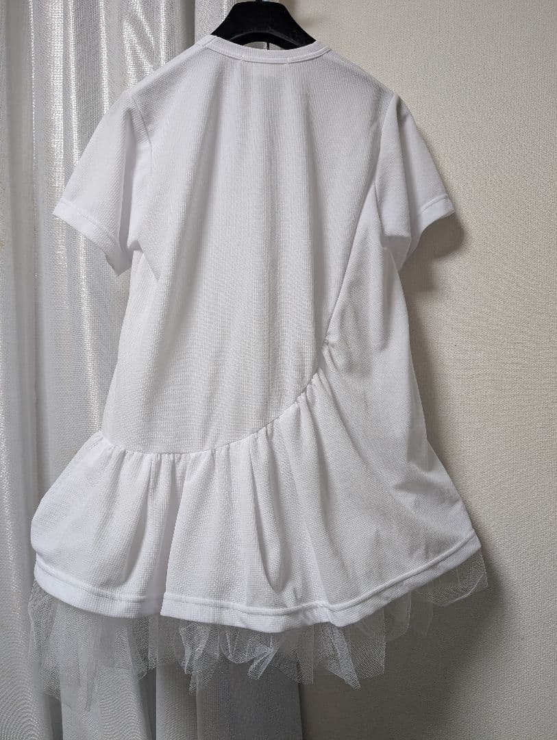 コムデギャルソン 本ライン◯フリル装飾ＴCCOMME des GARÇONS