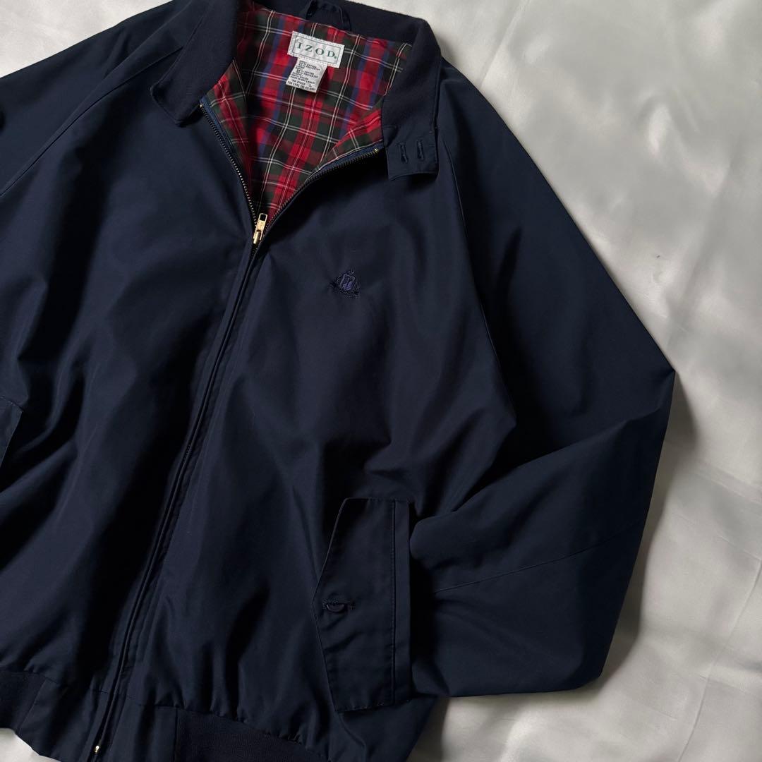 90s vintage IZOD ダークネイビー G9 ハリントンジャケット