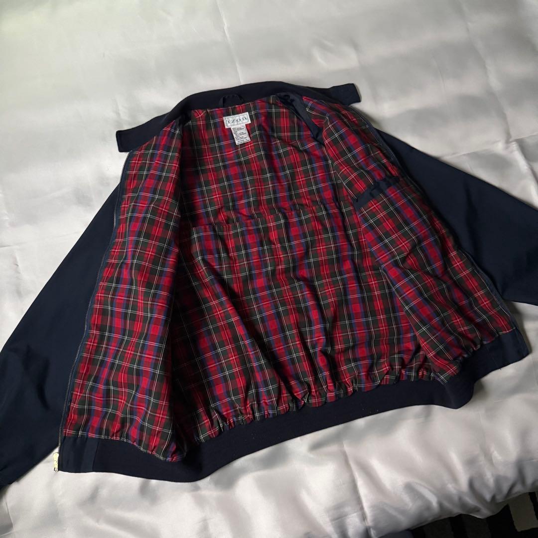 90s vintage IZOD ダークネイビー G9 ハリントンジャケット