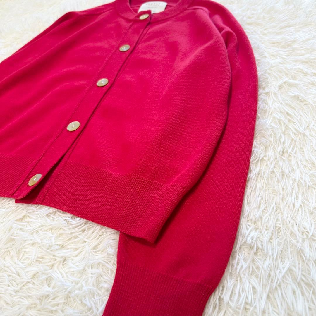 極美品✨DEMYLEE GWEN CREW NECK CARDIGAN レッド