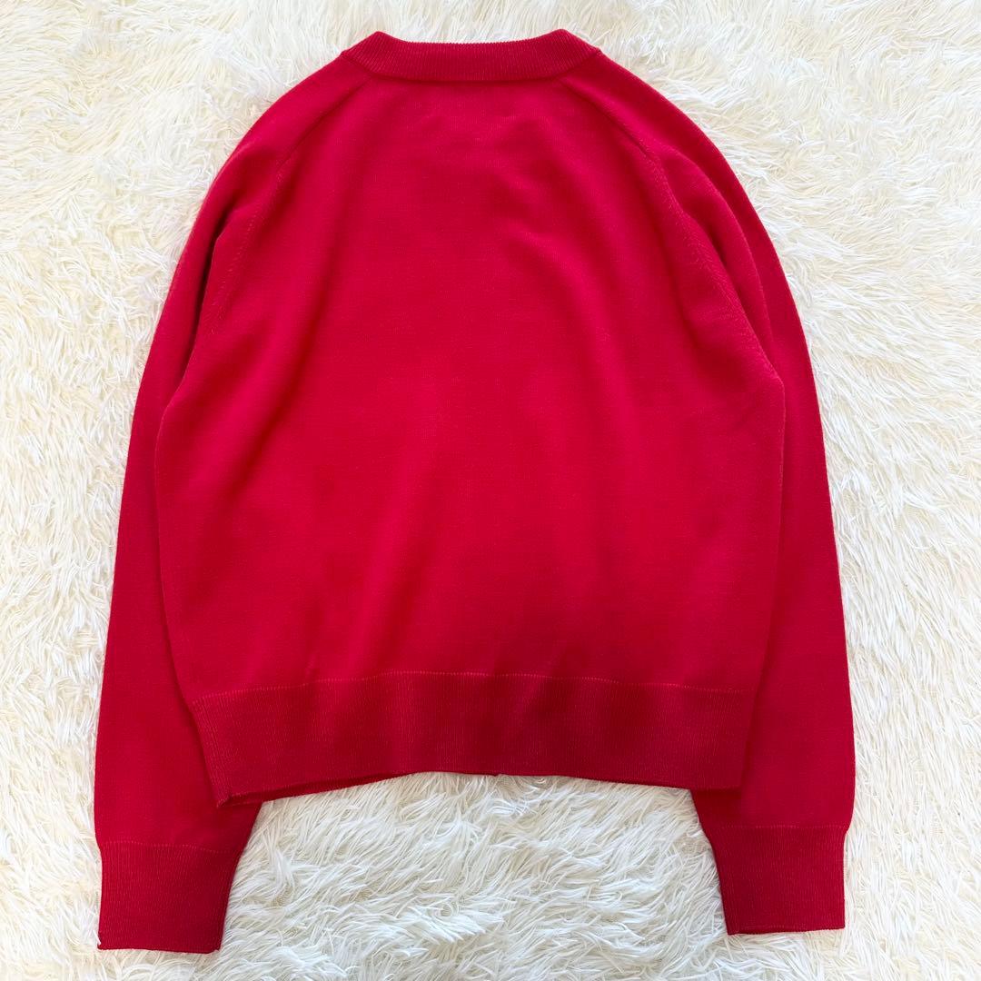 極美品✨DEMYLEE GWEN CREW NECK CARDIGAN レッド