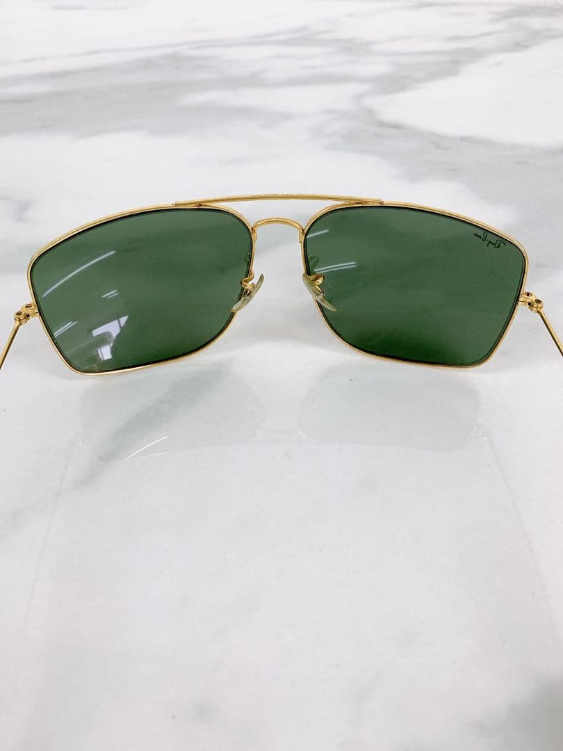 ＋Ray Ban　レイバン　B&L U.S.A サングラス　グリーンレンズ