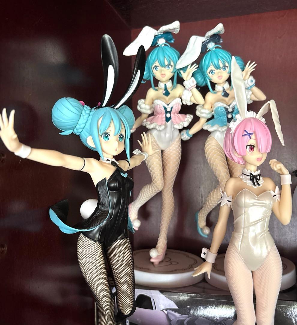 初音ミク レムラム 他 バニーフィギュアセット
