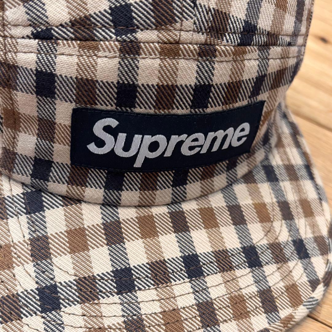 【新品】極希少 Supreme Glen Check Camp Cap チェック