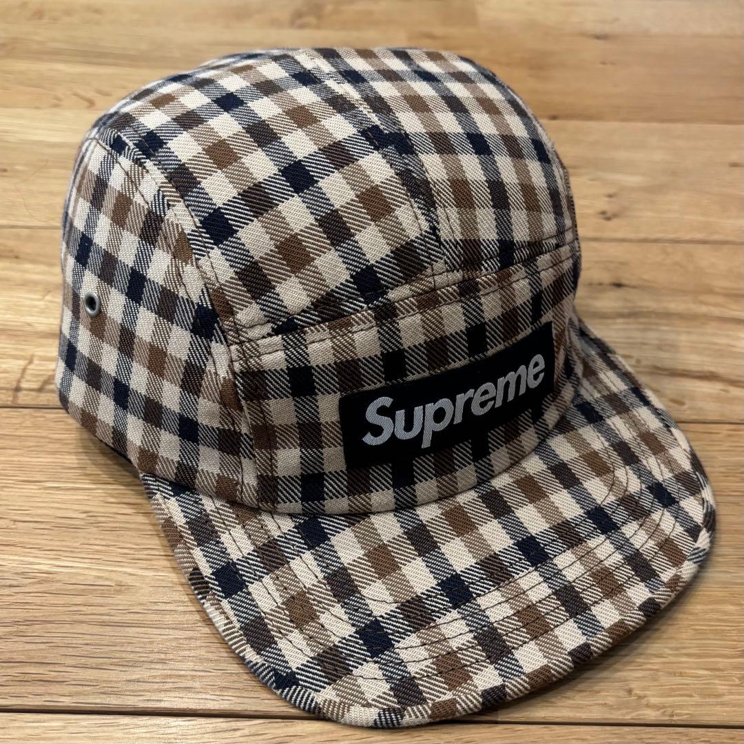 【新品】極希少 Supreme Glen Check Camp Cap チェック
