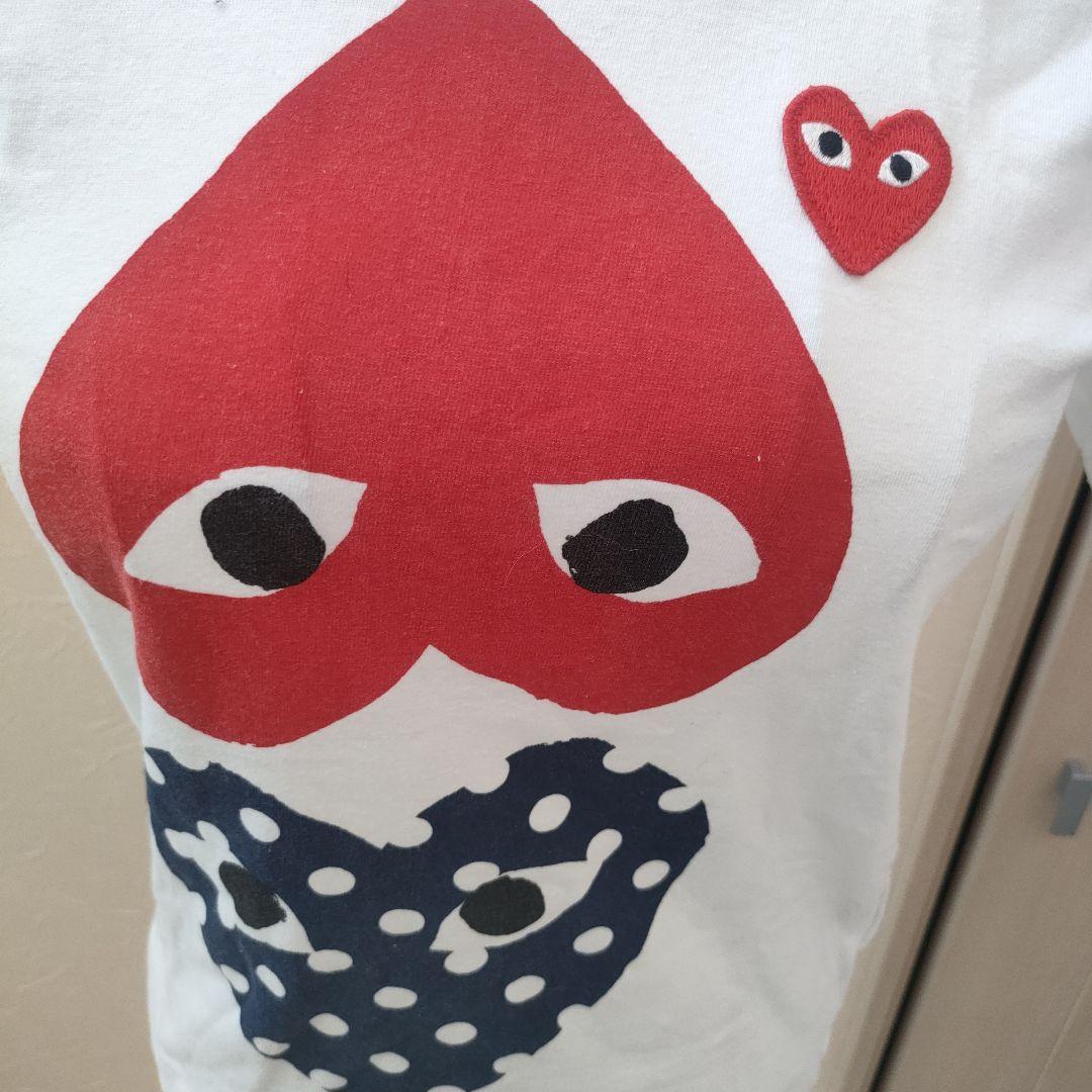 【希少】プレイ　コムデギャルソン コットンTシャツ 半袖　Ｓ