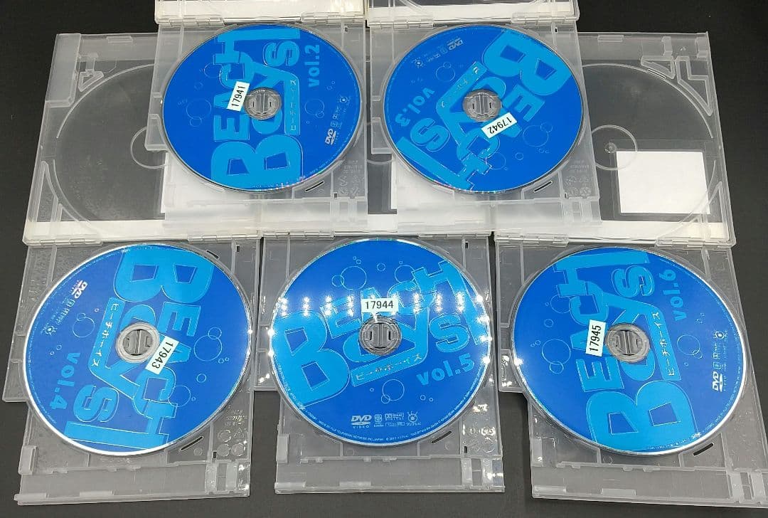 「ビーチボーイズ 全6巻中1巻欠けの計5巻セット」反町隆史/竹之内豊■DVD