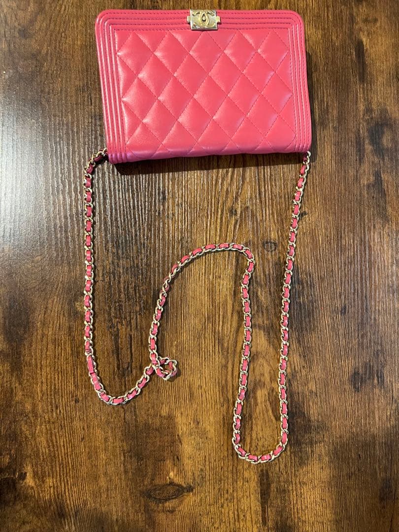 SSCHANEL チェーンウォレット　財布　ボーイシャネル