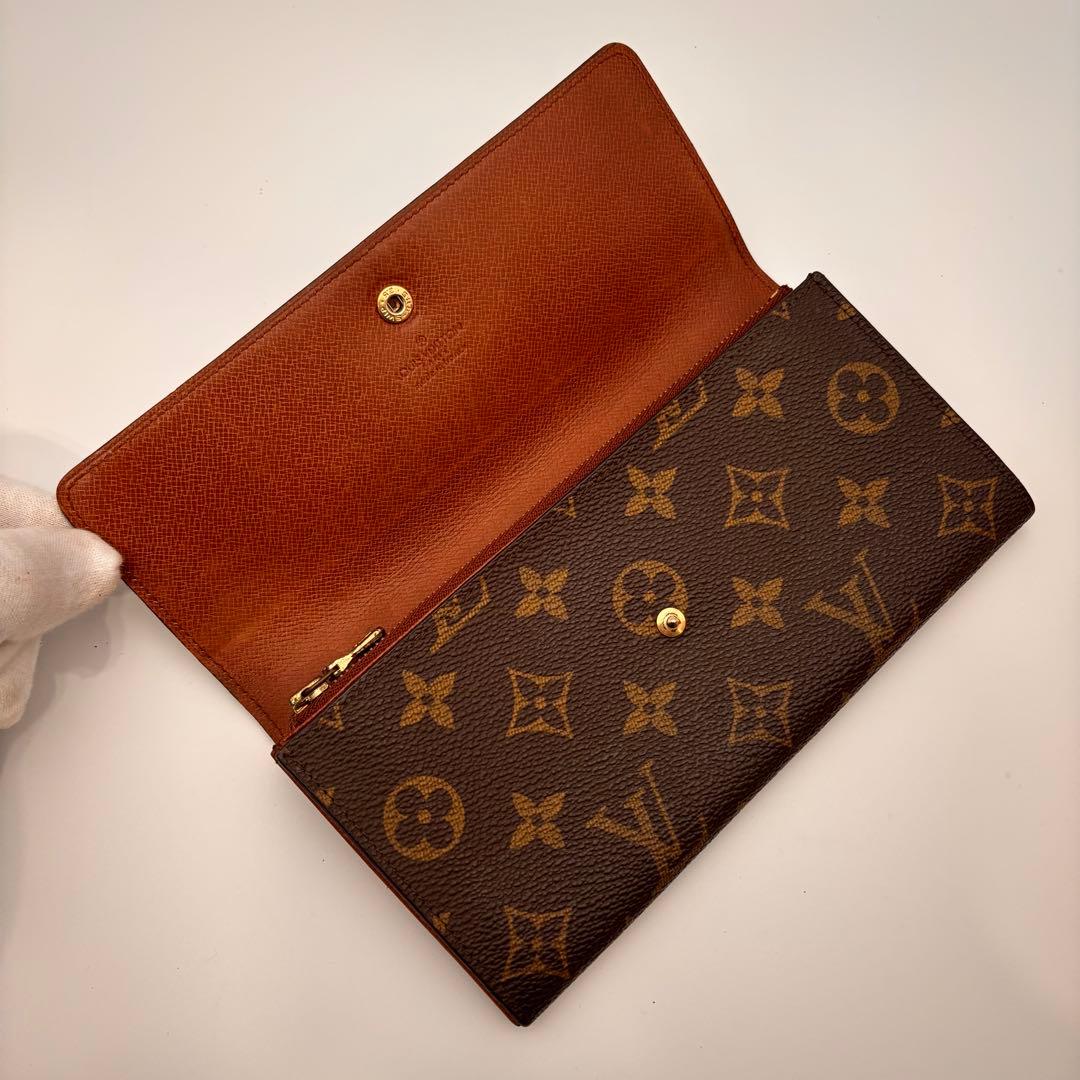 ✨鑑定済み✨ルイヴィトン✨モノグラム 二つ折り財布 ポルトモネ クレディ✨長財布