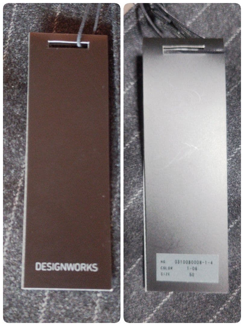 未使用✨定価66,150円　カシミヤ混　デザインワークス　ダブルジャケット　L