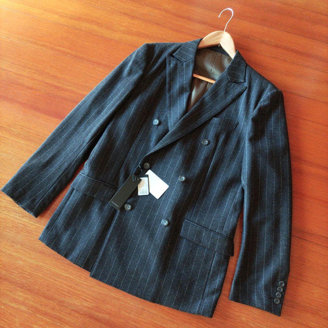 未使用✨定価66,150円　カシミヤ混　デザインワークス　ダブルジャケット　L