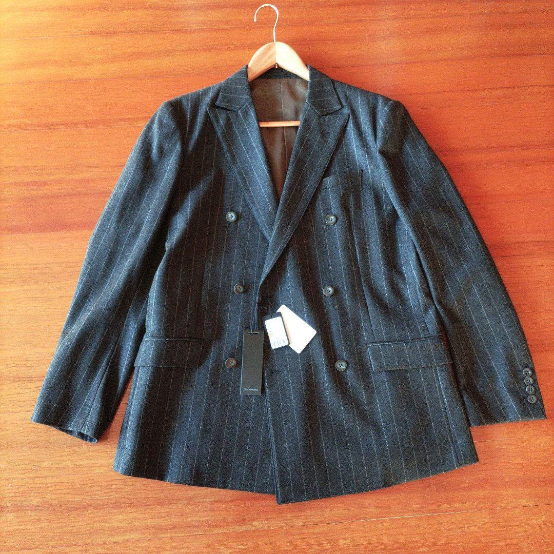 未使用✨定価66,150円　カシミヤ混　デザインワークス　ダブルジャケット　L