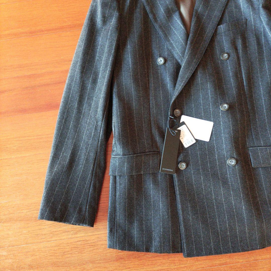未使用✨定価66,150円　カシミヤ混　デザインワークス　ダブルジャケット　L