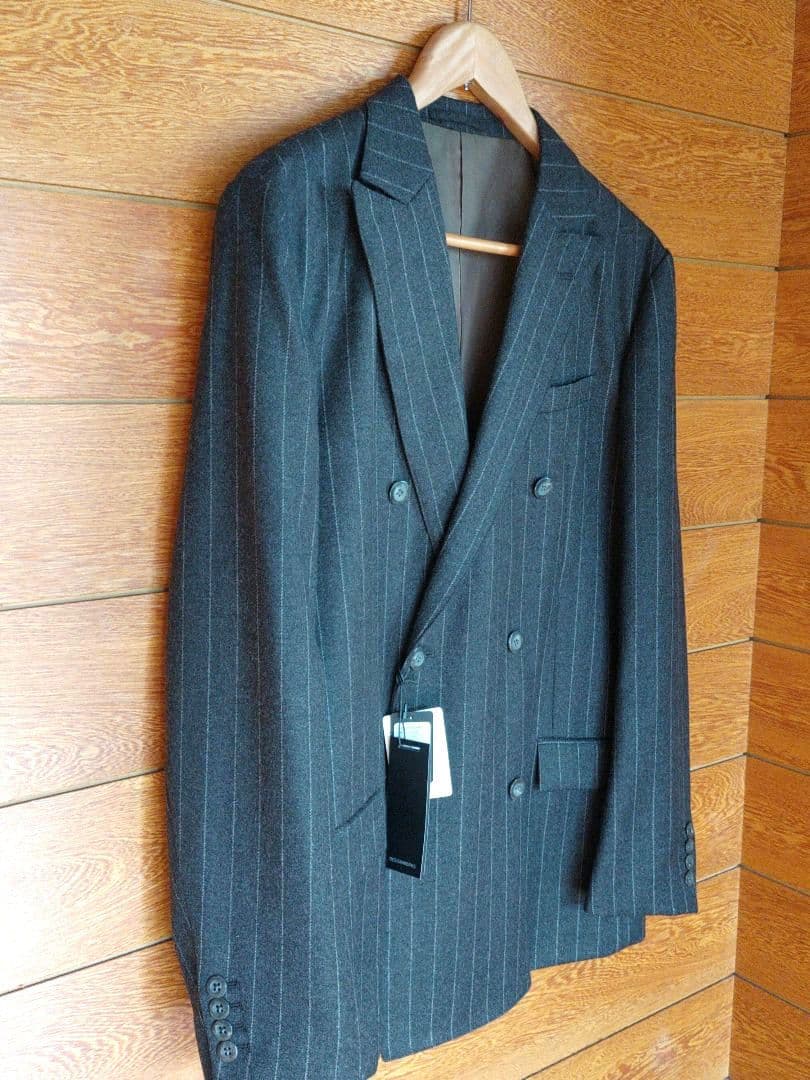 未使用✨定価66,150円　カシミヤ混　デザインワークス　ダブルジャケット　L