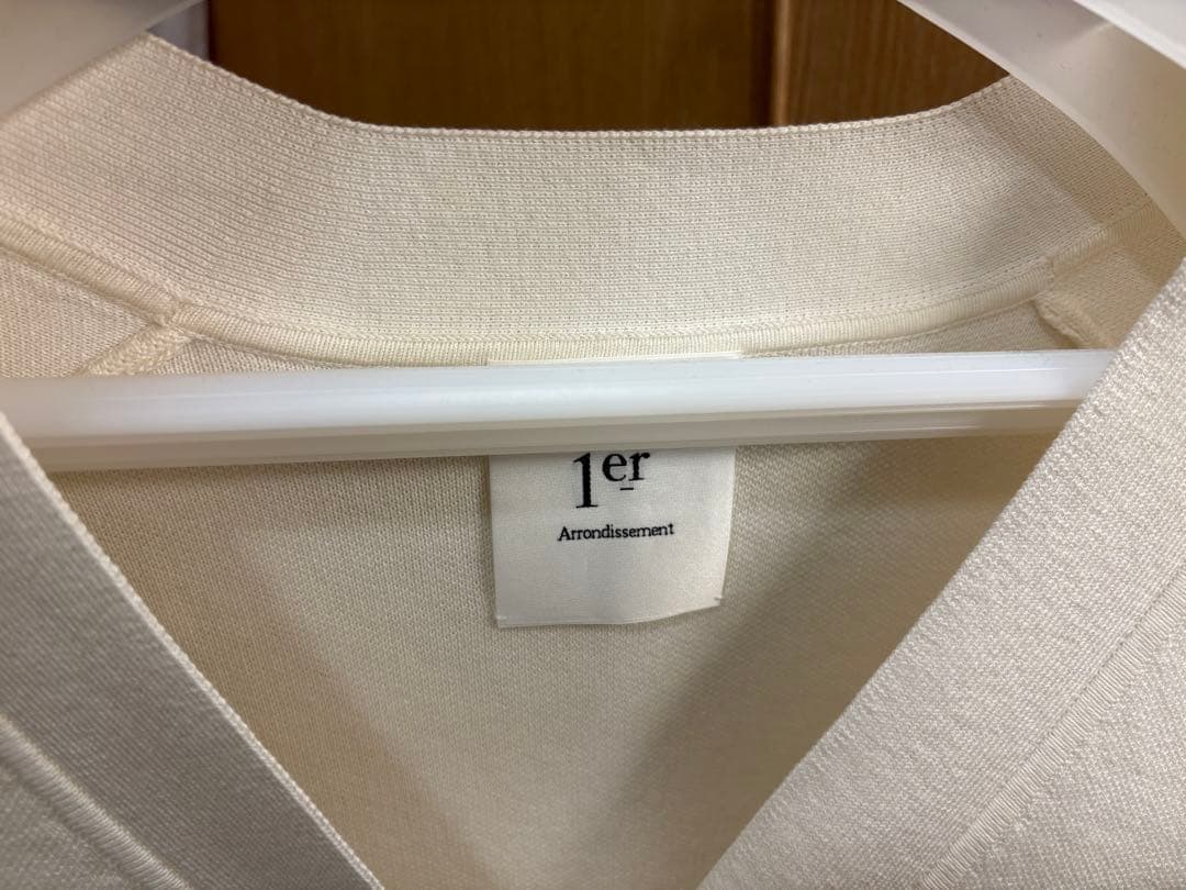 1er Arrondissement アイボリー カーディガン