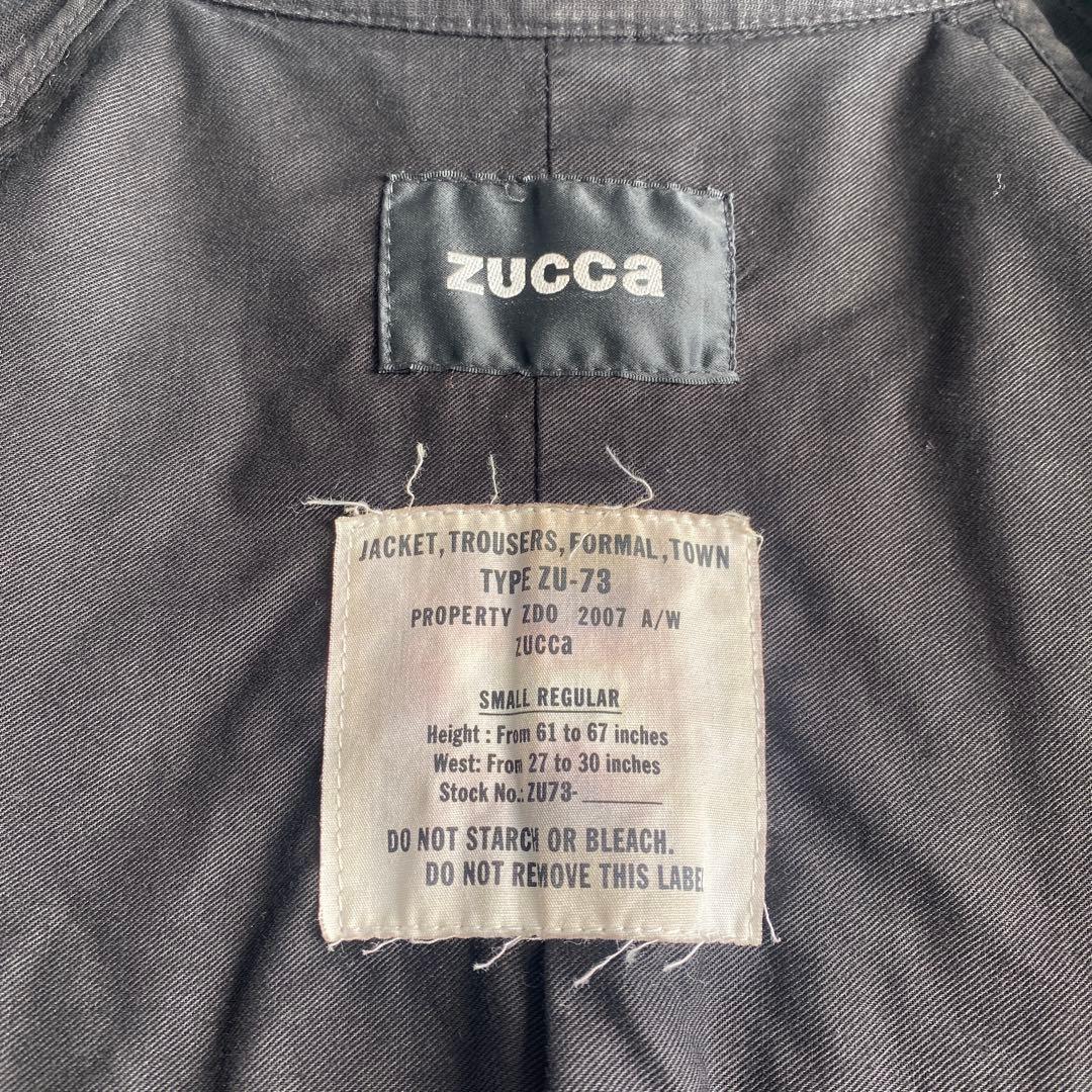 00s ヴィンテージ ZUCCA ズッカ ショートトレンチコート アーカイブ 黒