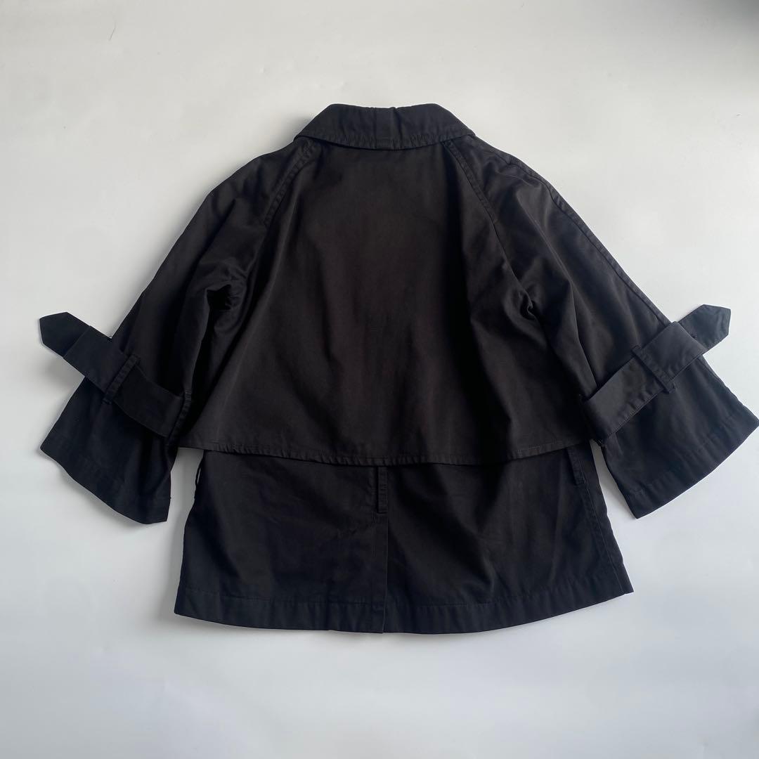 00s ヴィンテージ ZUCCA ズッカ ショートトレンチコート アーカイブ 黒