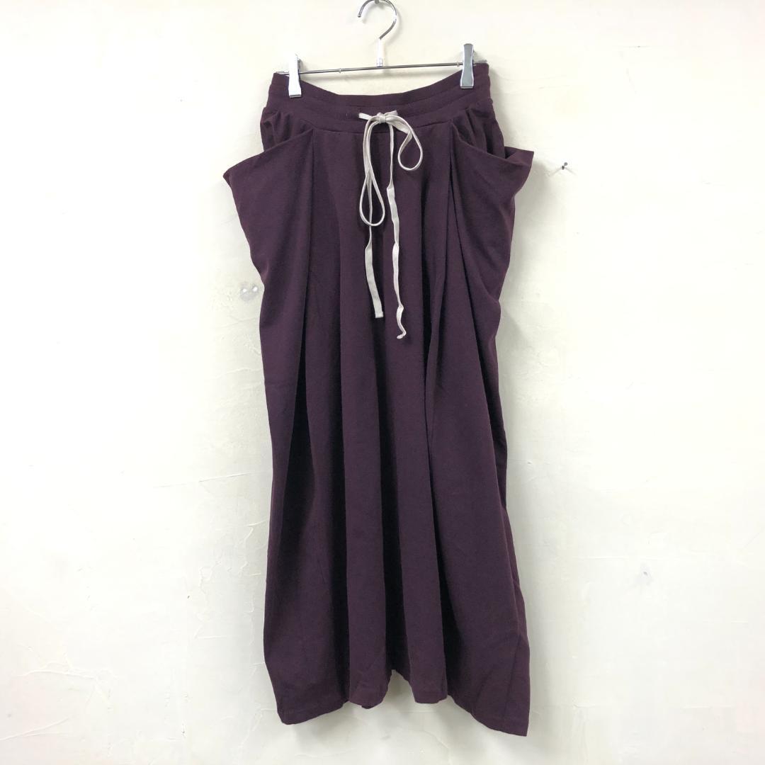 美品 bajra デザイン スウェットスカート size0 ボルドー y2k