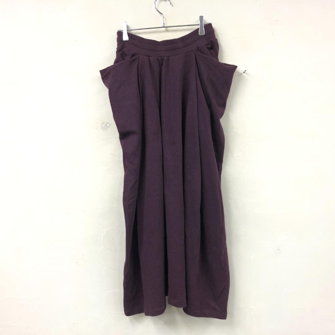 美品 bajra デザイン スウェットスカート size0 ボルドー y2k