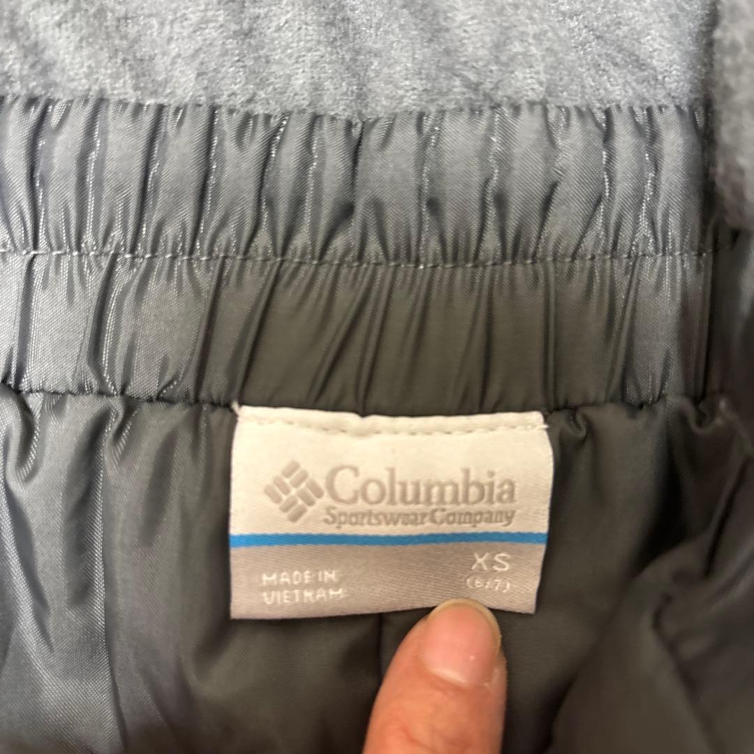 Columbia 子供用スキーウェア グレー/オレンジ　リバーシブル