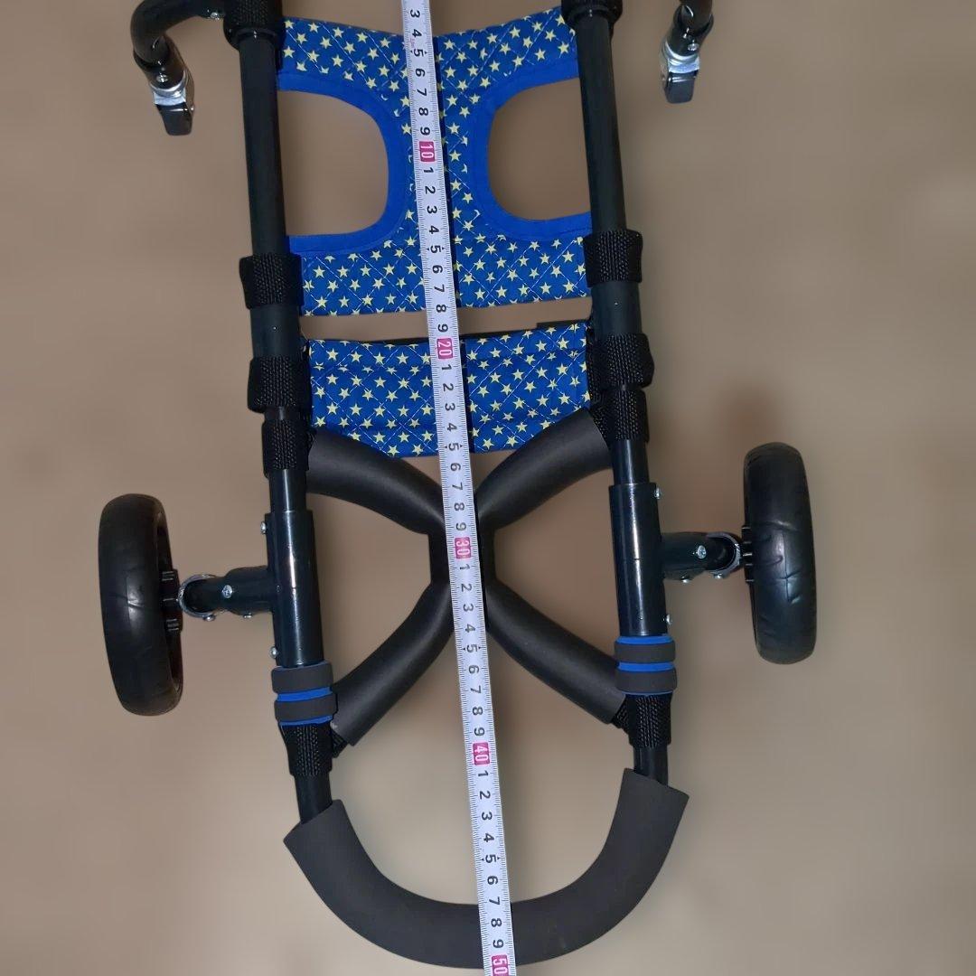 ワンちゃん4輪　リハビリ　M.ダックス等 犬用車椅子　介護　犬の歩行器　体制維持