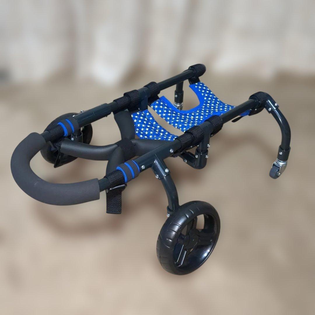 ワンちゃん4輪　リハビリ　M.ダックス等 犬用車椅子　介護　犬の歩行器　体制維持