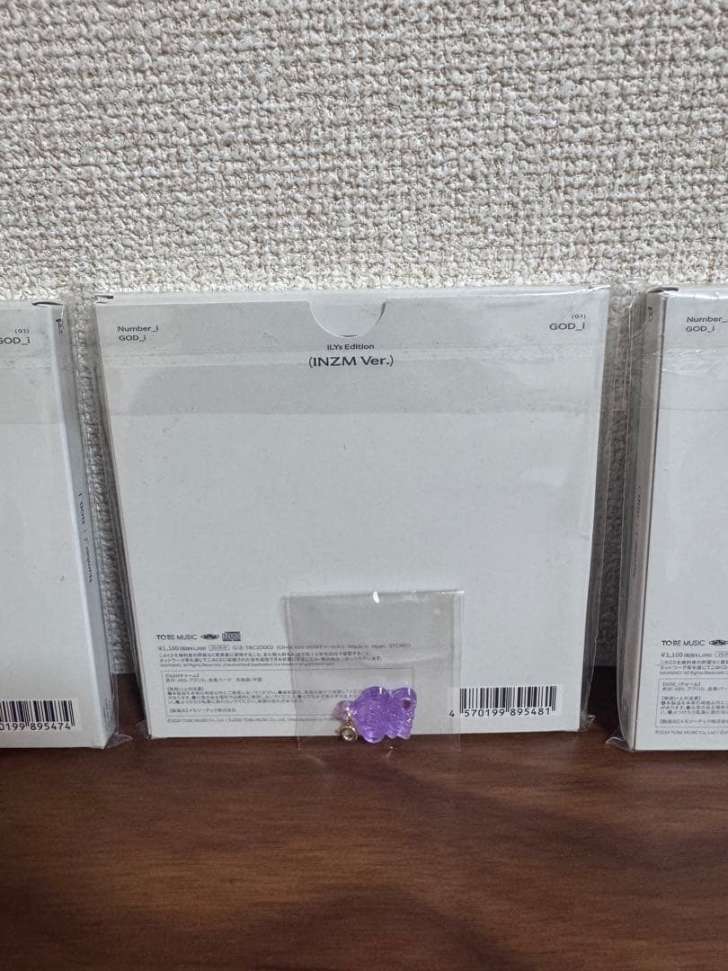 Number_i GOD_i CD(BON .INZM.GOD_iver）3枚