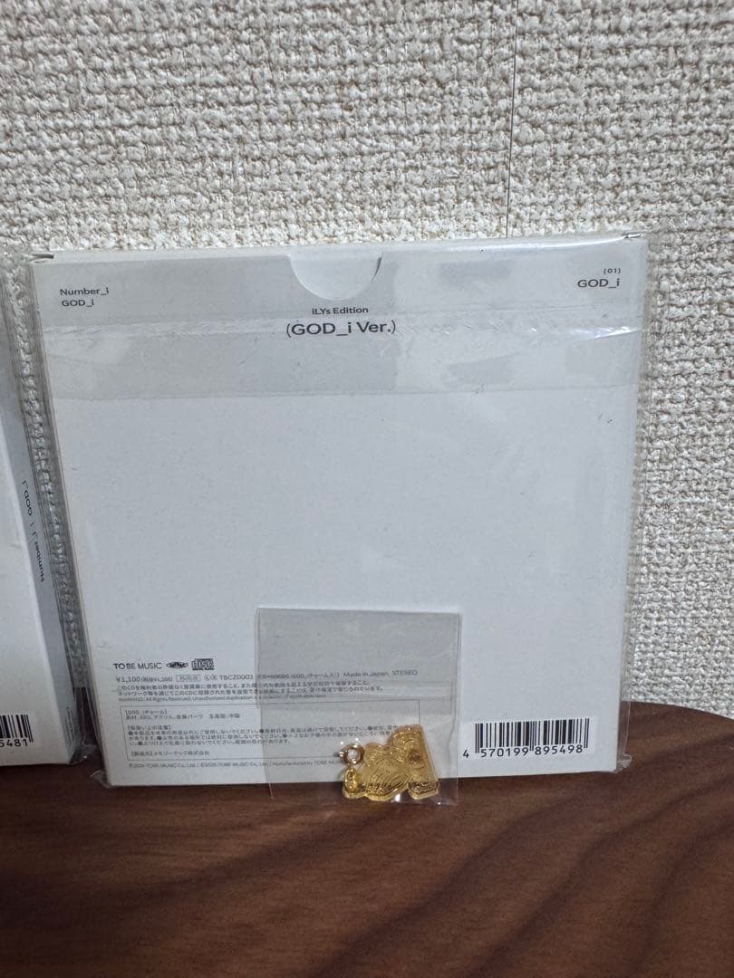 Number_i GOD_i CD(BON .INZM.GOD_iver）3枚