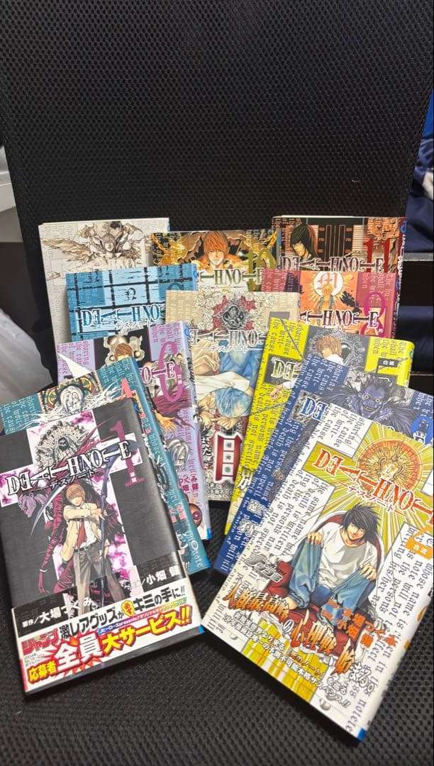 h*i様 DEATH NOTE 全巻初版セット　帯・チラシ全巻あり
