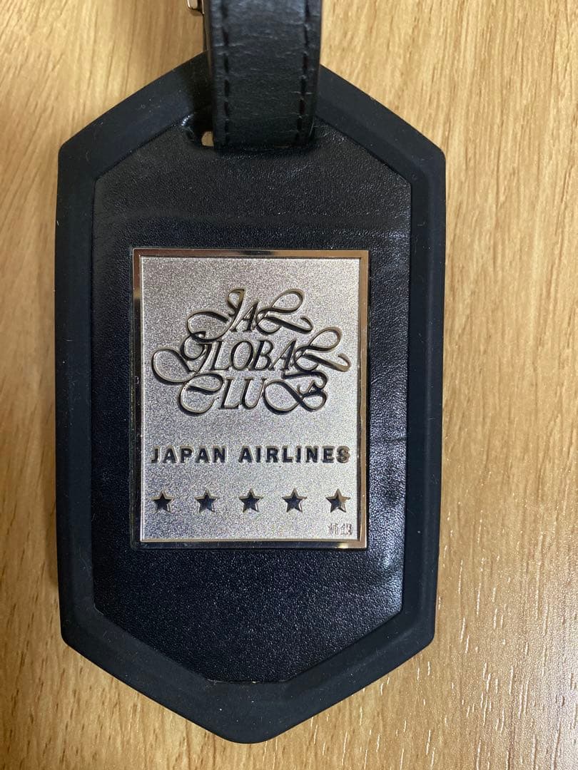 JAL 最高ステイタス ファイブスターネームプレート純銀刻印タグ2個セット