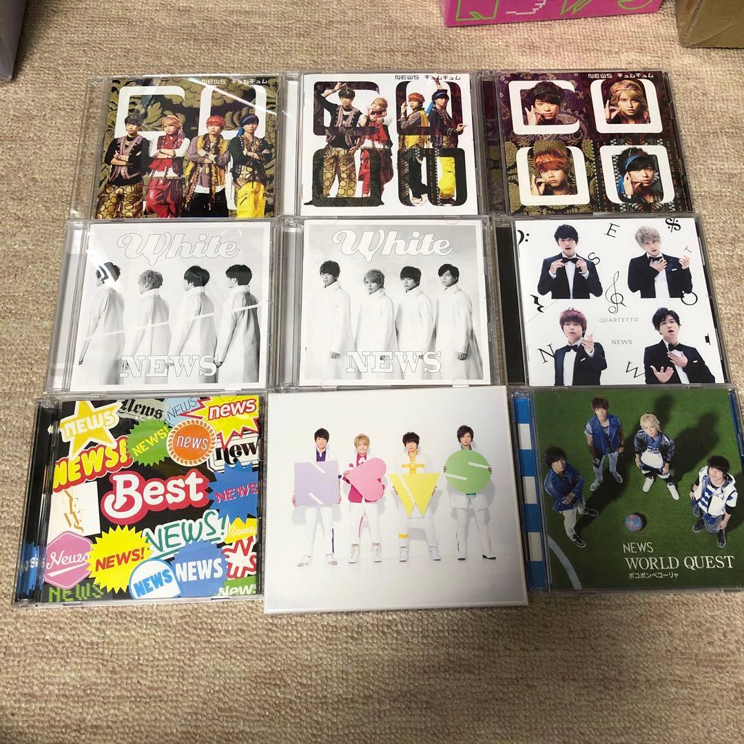 NEWS 歴代シングル アルバムまとめ売り CD DVD 初回限定盤 90枚以上