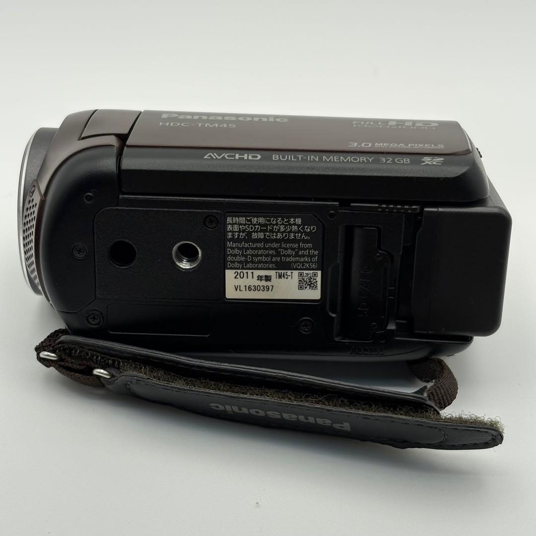 Panasonic HDC-TM45 ビデオカメラ ハンディカム 簡易動作確認済