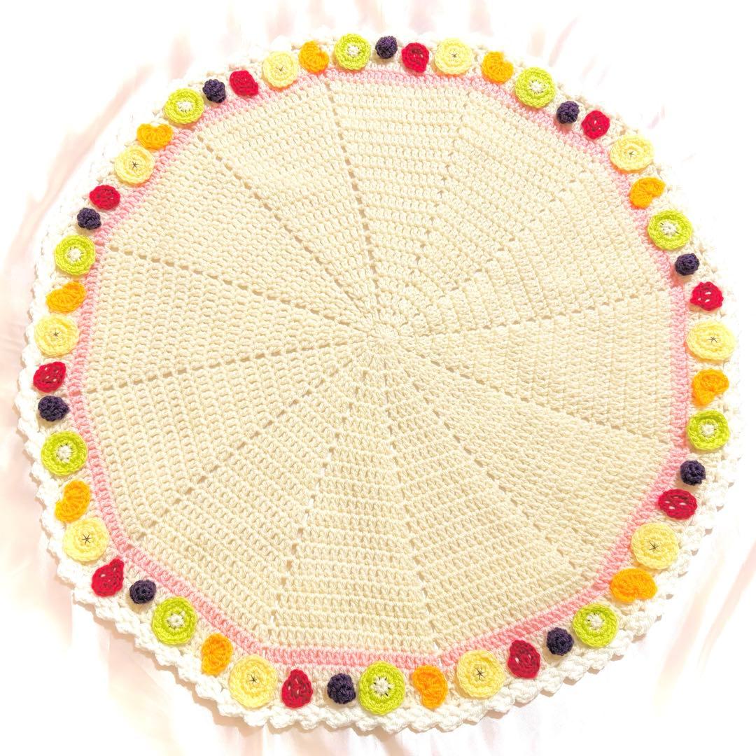 花束ブランケット ꕤ︎︎ 5種のフルーツ【83cm】