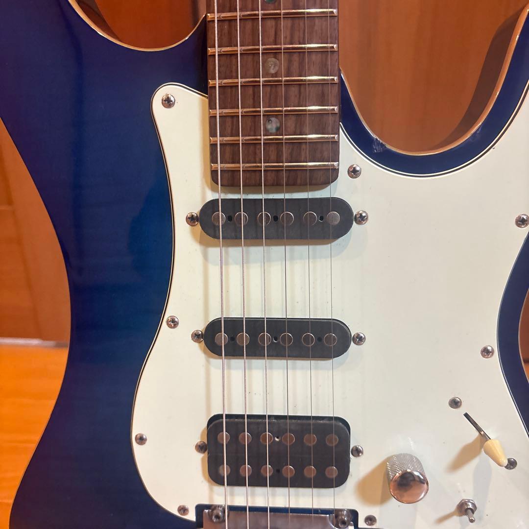Aria Pro II STG-GT Series エレキギター ブルー系色
