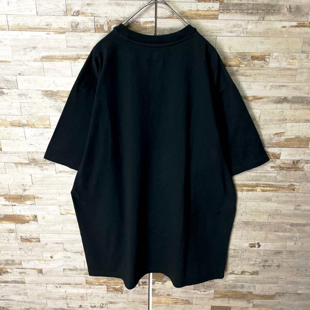3376 U【美品・ＸＬ】シュプリーム☆アーチロゴ Ｔシャツ ブラック