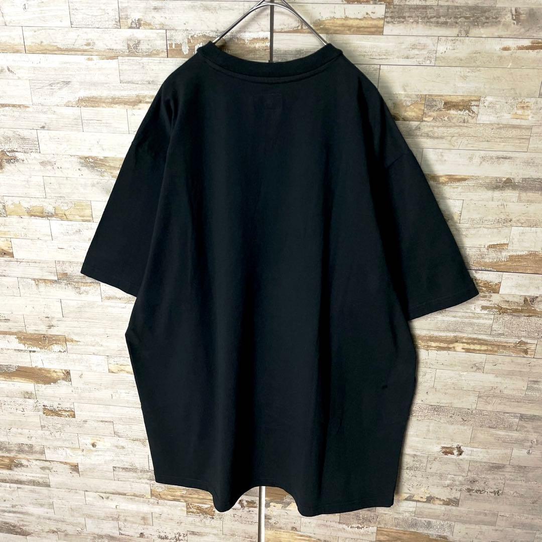 3376 U【美品・ＸＬ】シュプリーム☆アーチロゴ Ｔシャツ ブラック