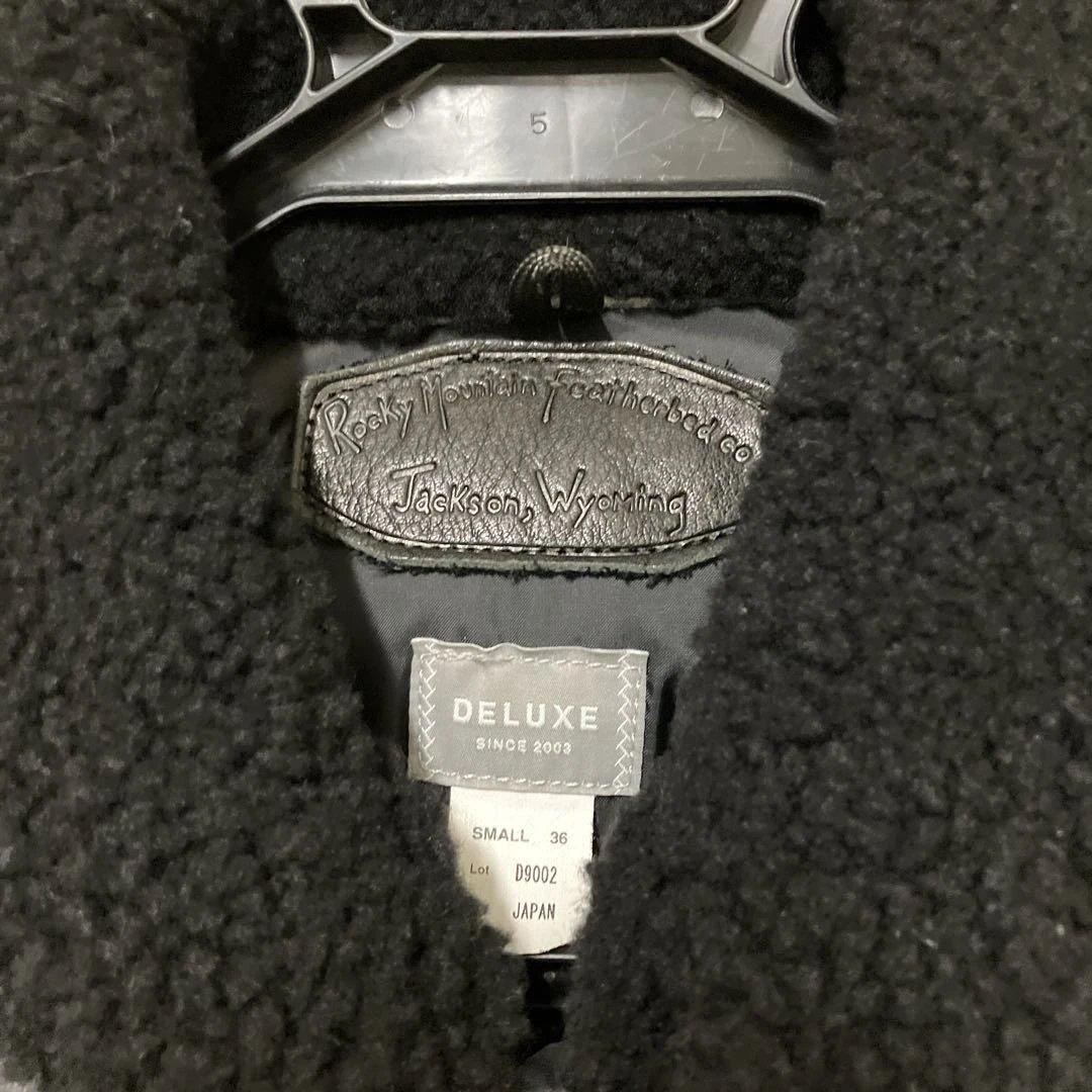 Rocky Mountain × DELUXE レザー×ナイロンベスト　36