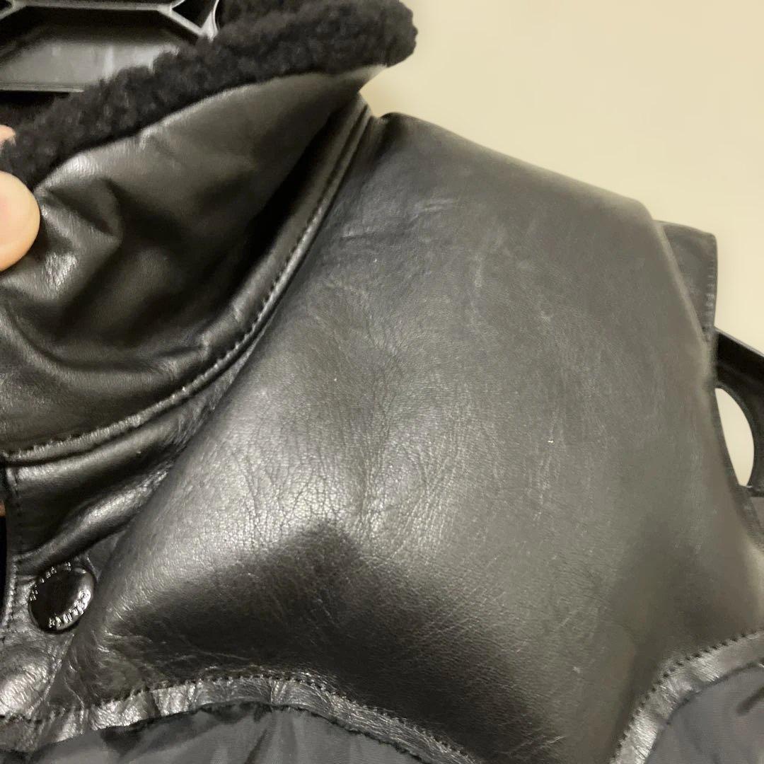 Rocky Mountain × DELUXE レザー×ナイロンベスト　36