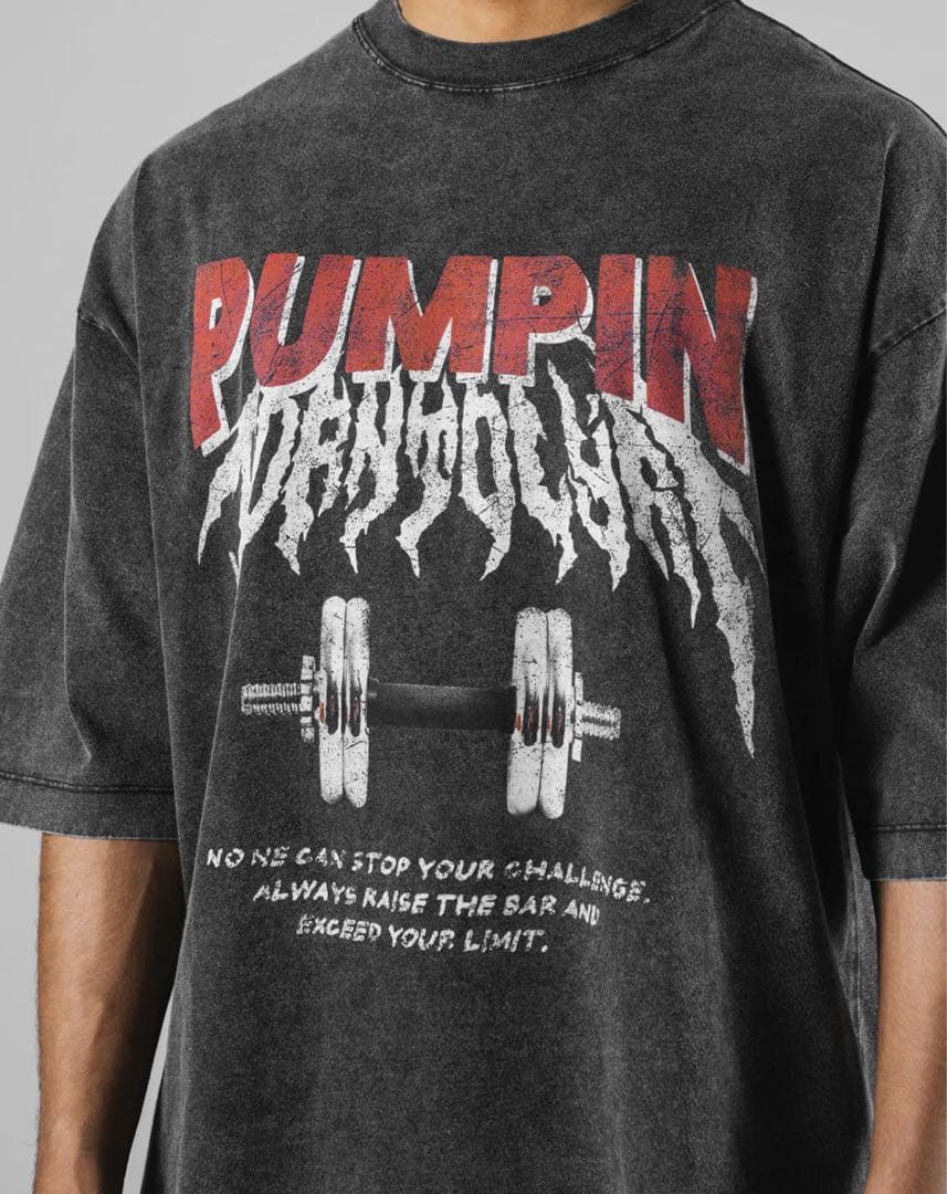 [ルーツ] LYFT DUMBBELLS GRAPHIC T-SHIRT