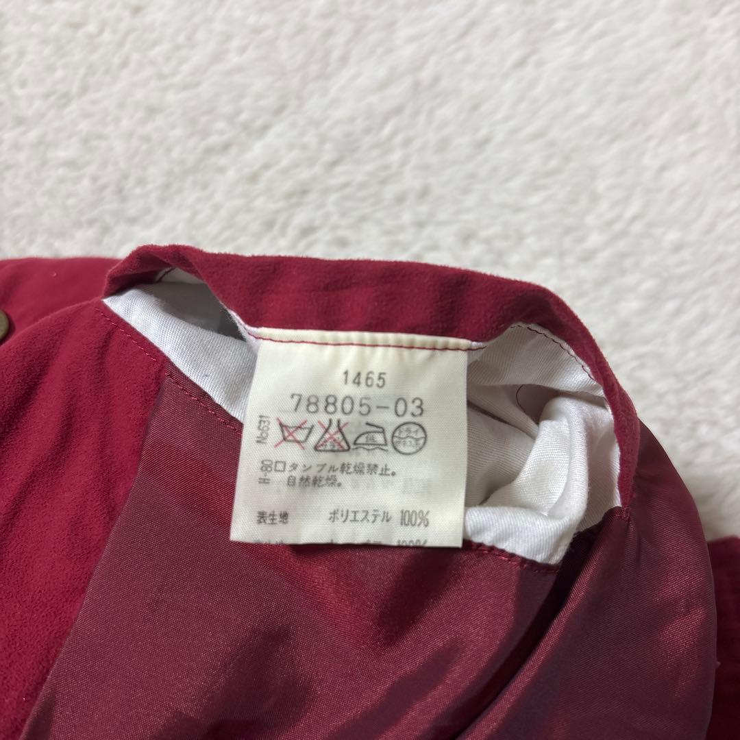 90's サンタフェ　フードジャケット ビッグロゴ バイカラー 赤黒 日本製
