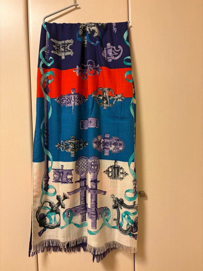 HERMES カシシル　カシミヤ　シルク　ストール エルメス