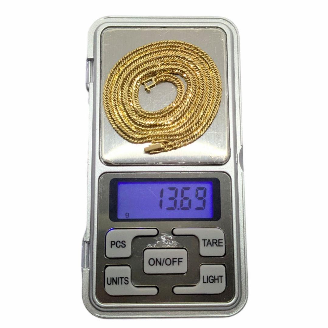 ジュエリーウィン K18 12面 トリプル 13.6g 喜平ネックレス